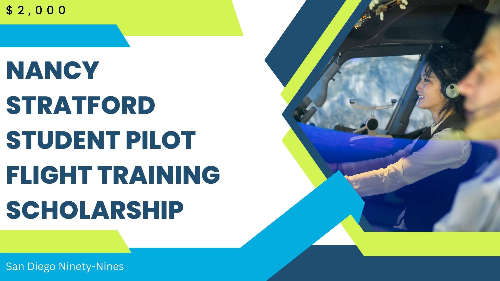 Nancy Stratford Student Pilot Flight Training Scholarship