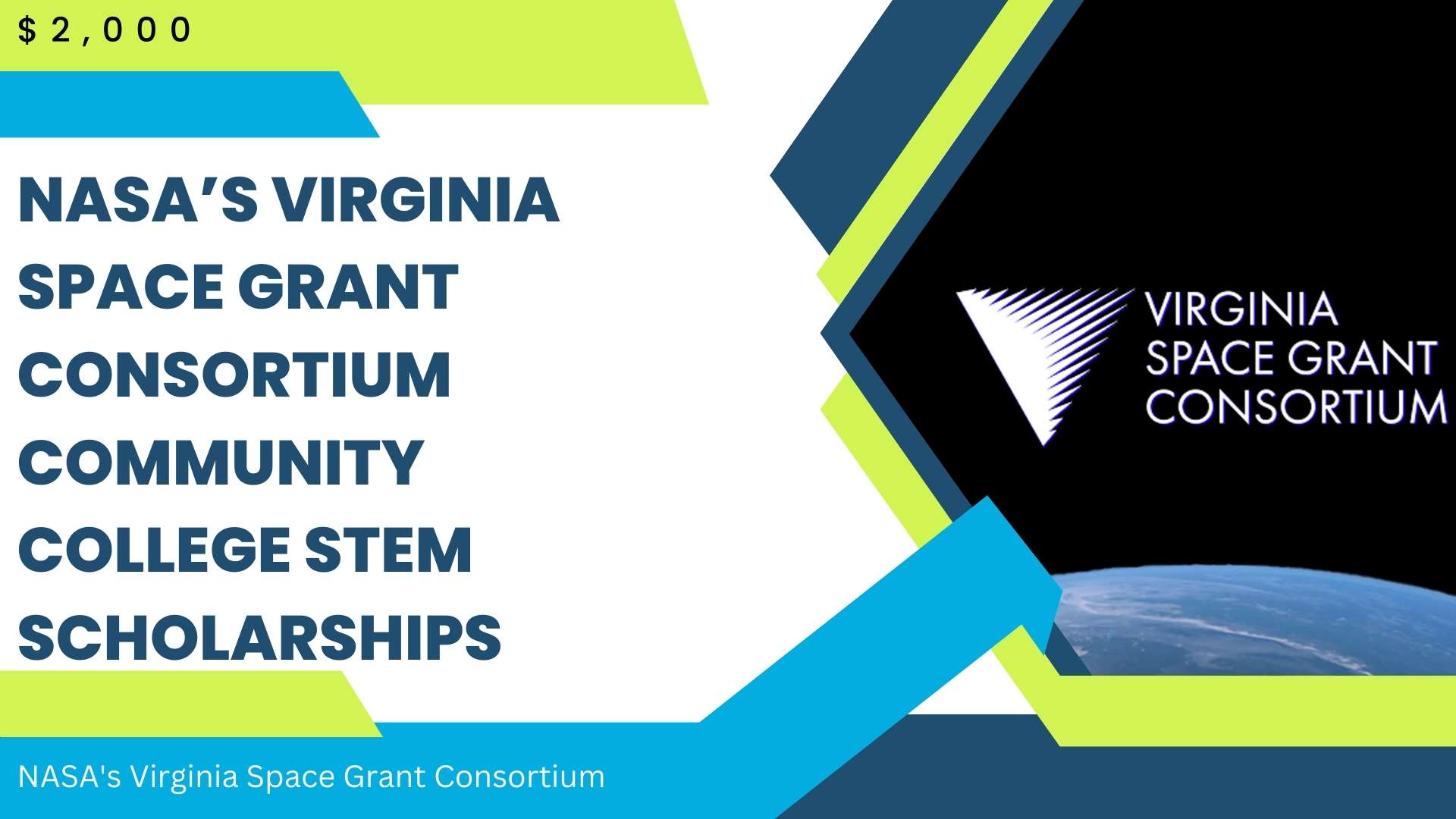 NASA‚Äôs Virginia Space Grant Consortium Community College STEM Scholarships