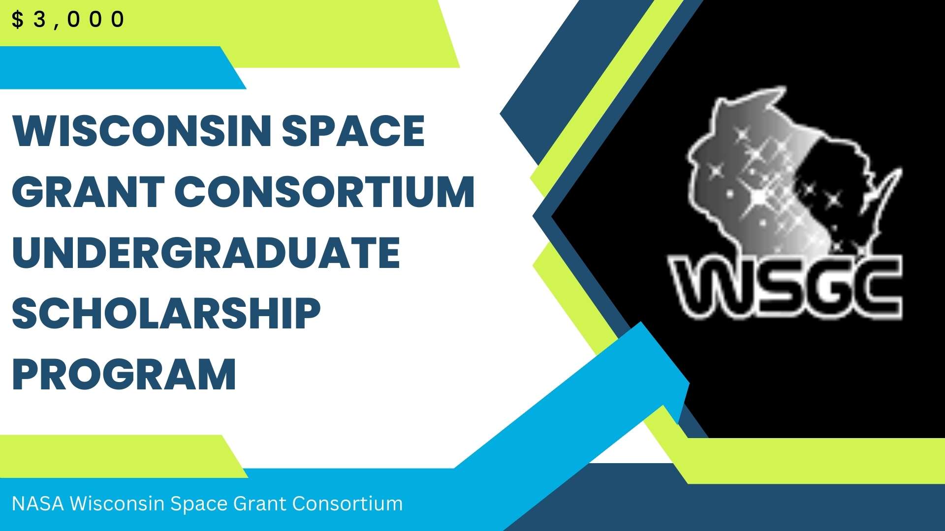 Wisconsin Space Grant Consortium Undergraduate Scholarship Program