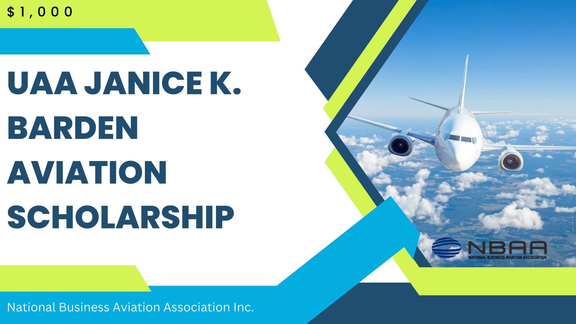 UAA Janice K. Barden Aviation Scholarship