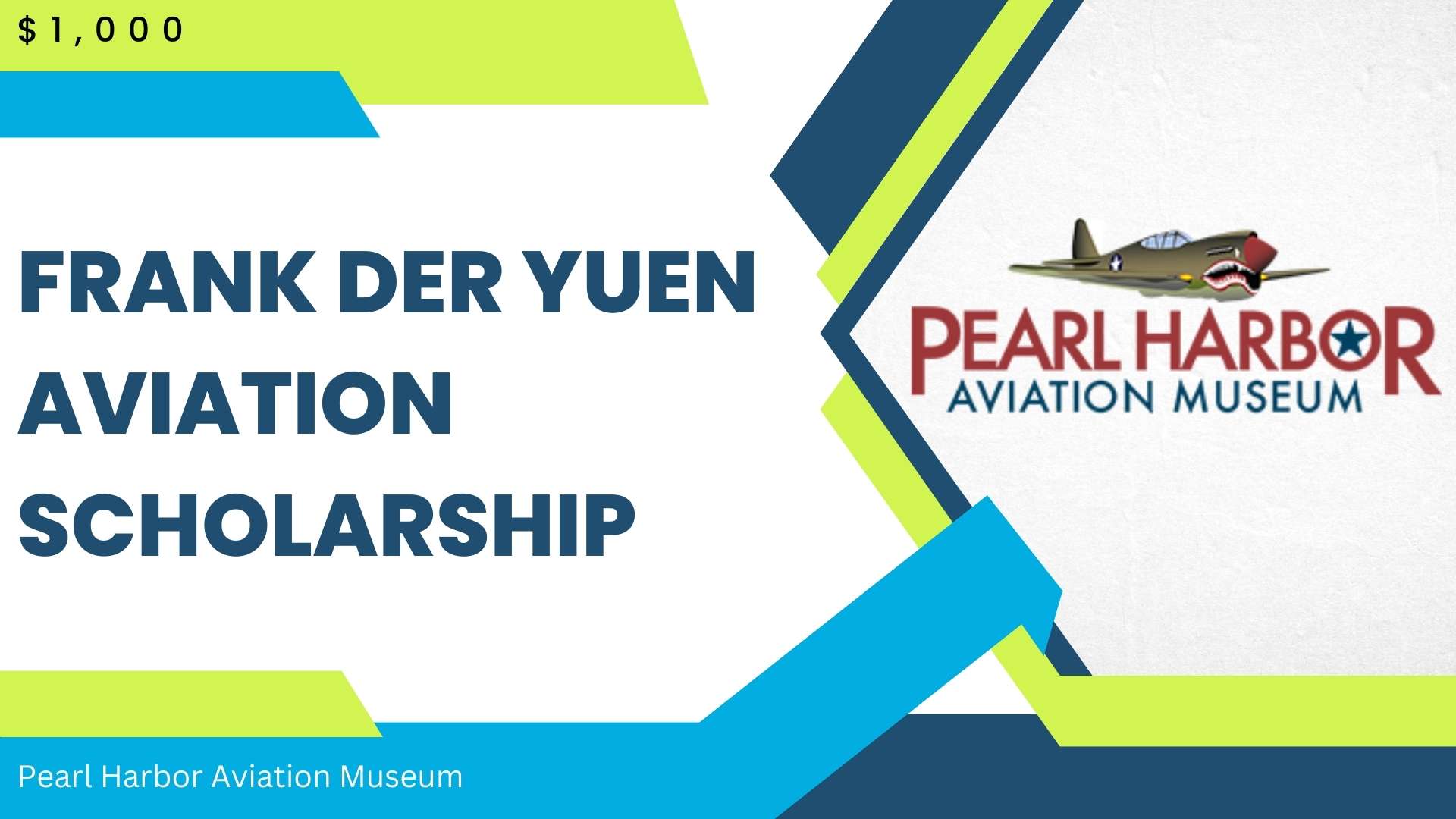 Frank Der Yuen Aviation Scholarship